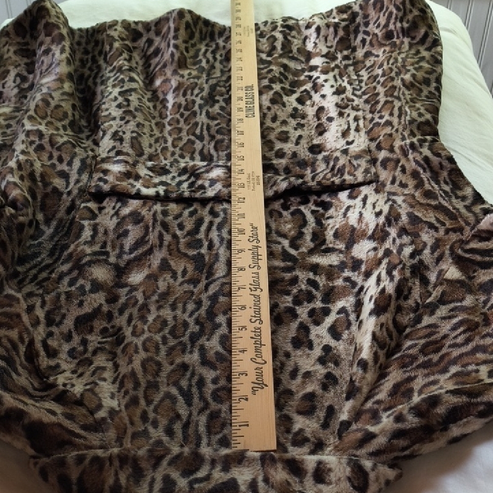 Bailey 44 Leopard Faux Fur Jacket, Size Large - Picture 6 of 9